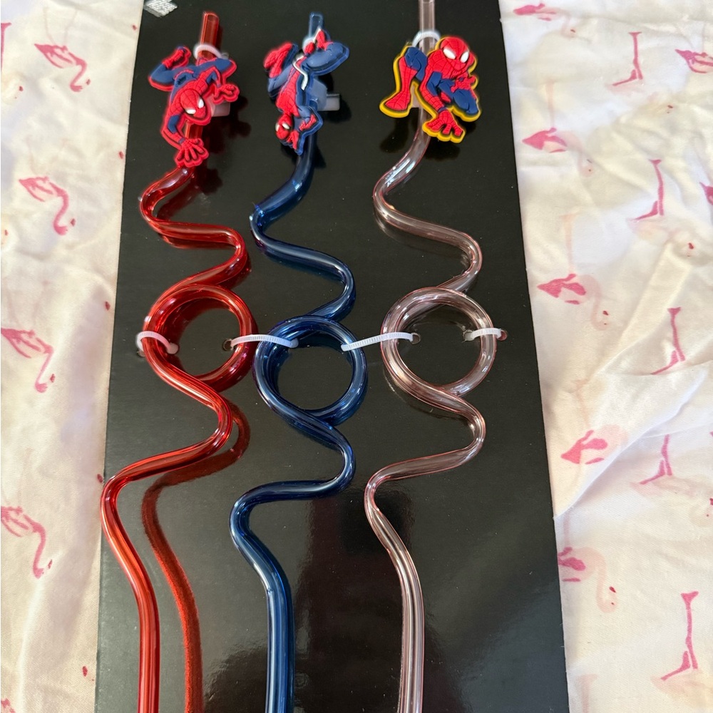 Marvel Spider-Man Crazy Straws - 3